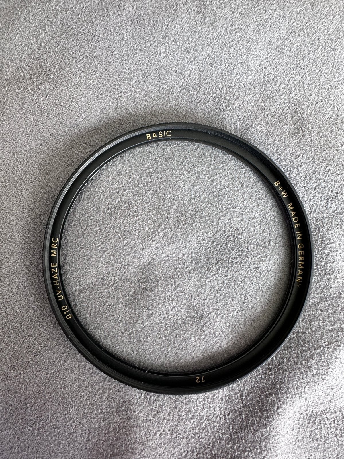 B+W 010 UV-HAZE MRC 72mm UV-filter, Ophalen of Verzenden, Zo goed als nieuw, 70 tot 80 mm, UV-filter