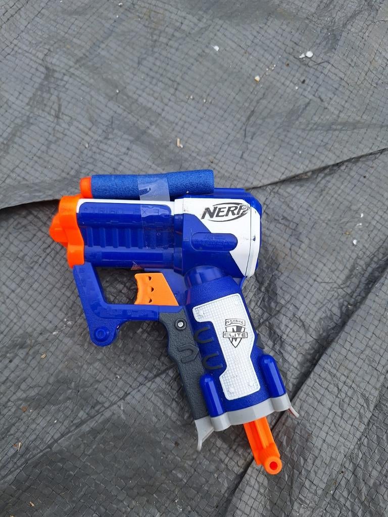 Nerf N-Strike Elite Triad EX-3 Pistool, Ophalen of Verzenden, Gebruikt, Jongen of Meisje