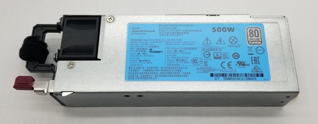 HP HSTNS-PL40 500W 80 Plus Platinum Power Supply P/N:, Facturen@maascomputers.nl, Ophalen of Verzenden, Cargadoorweg 23, 6541 BT Nijmegen