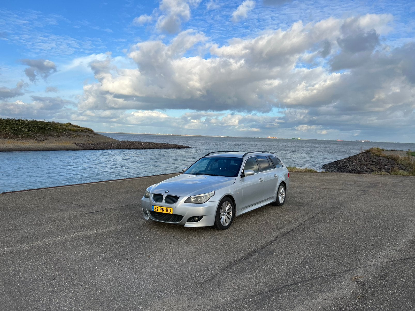 Bmw 5 serie onderdelen e60 e61 touring 525i m54 titansilber, Ophalen of Verzenden, BMW, Bumper
