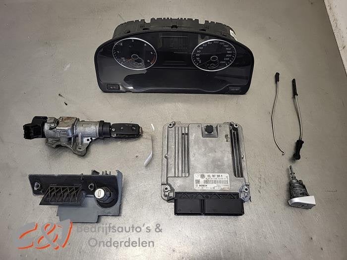 Kontaktslot + computer van een Volkswagen Transporter, Gebruikt, -, Volkswagen, -
