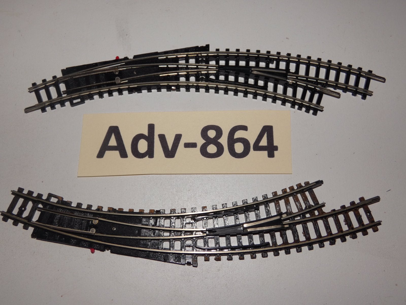 Adv-864 N Spoor Gebogen Wissels 14966/67 Minitrix, Overige merken, Gelijkstroom, Rails, Ophalen of Verzenden