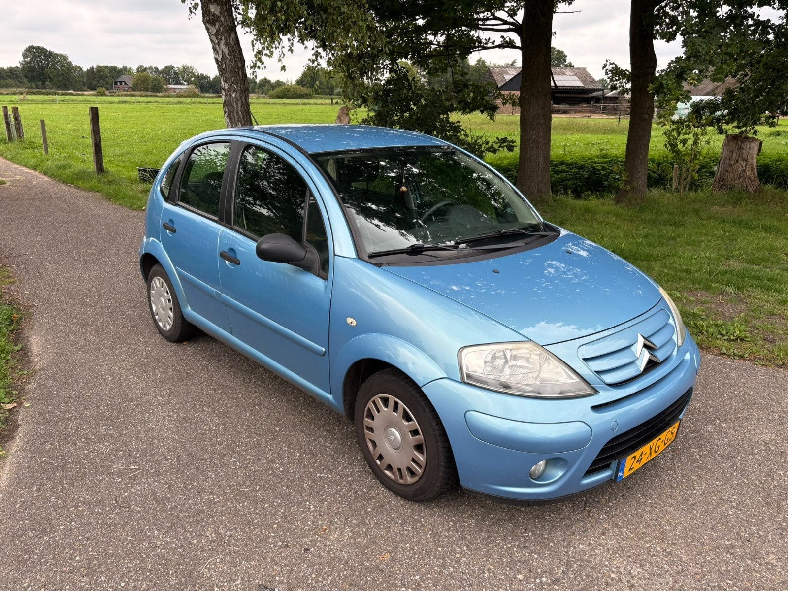 Citroën C3 1.4 I 16V 2007 Blauw, Voorwielaandrijving, 1160 kg, 4 cilinders, Blauw