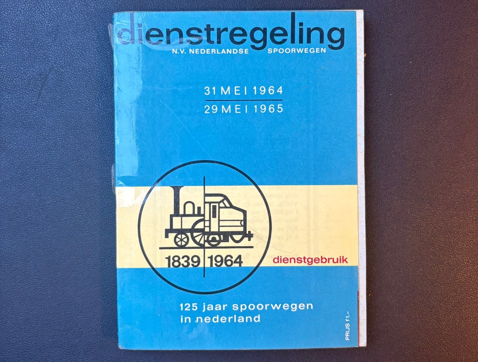 Dienstregeling NS 1964 - 1965, Verzamelen, Spoorwegen en Tramwegen, Ophalen of Verzenden, Gebruikt, Trein, Boek of Tijdschrift
