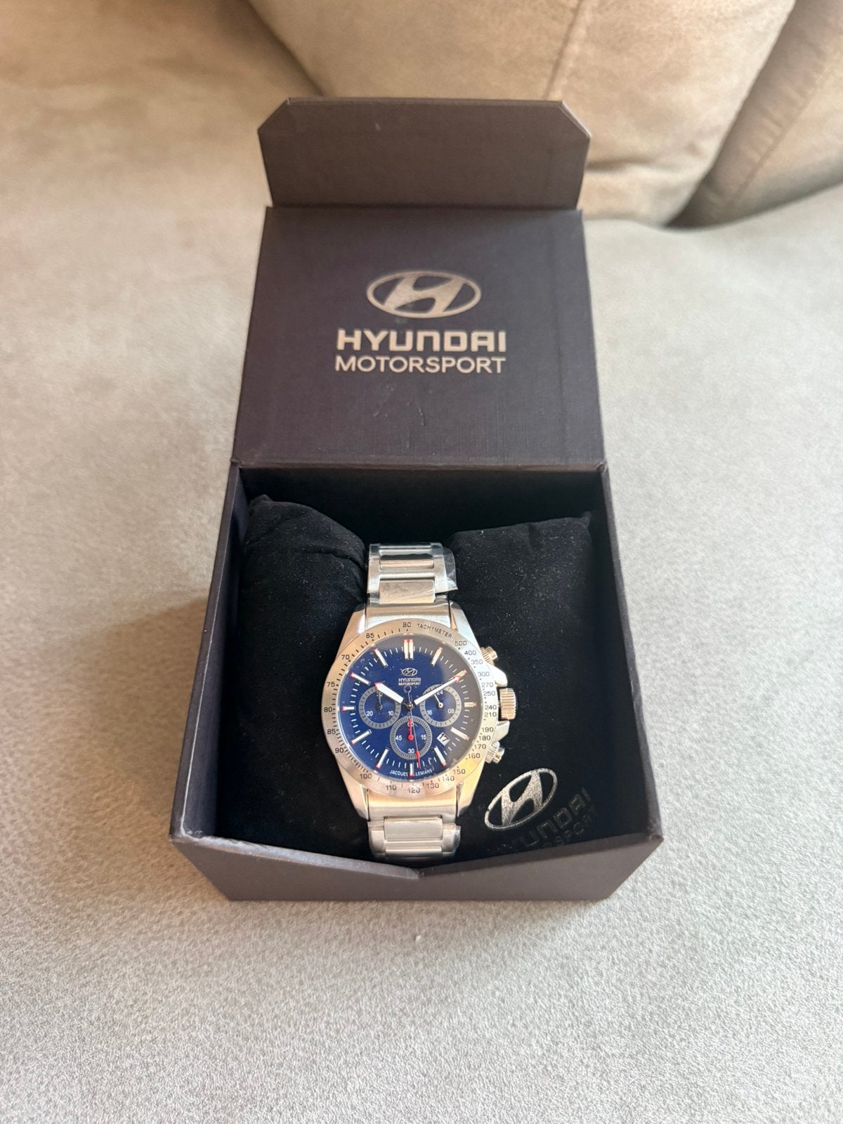 Jacques Lemans x Hyundai motorsport chronograaf 11-1674.1, Ophalen of Verzenden, Nieuw, Polshorloge, Overige merken