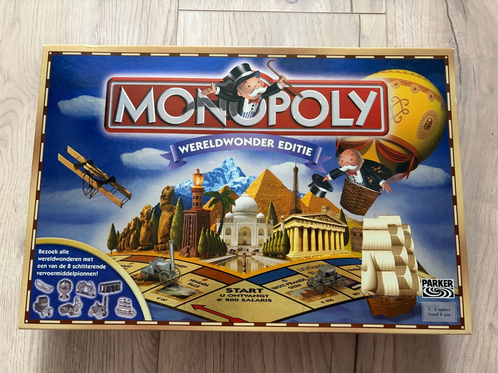 Monopoly Wereldwonder Editie Bordspel, Hobby en Vrije tijd, Gezelschapsspellen | Bordspellen, Drie of vier spelers, Ophalen of Verzenden