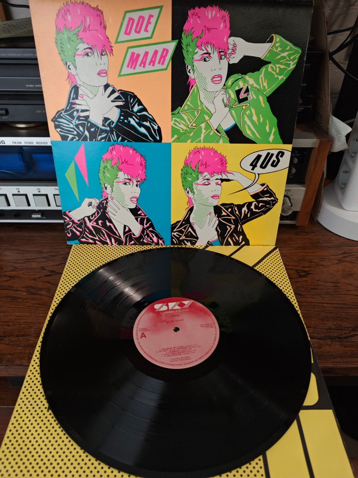 Doe Maar - 4US LP (1981) - Pop/New Wave Klassieker, LP, Gebruikt, Ophalen of Verzenden, Inclusief binnenhoes