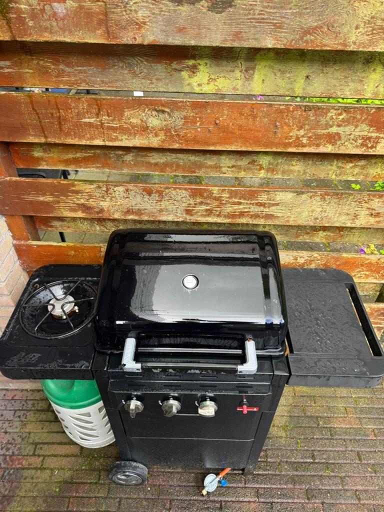 Barbecook gasbarbecue met gasfles - Nieuwstaat, Tuin en Terras, Ophalen of Verzenden, Zo goed als nieuw, Barbecook