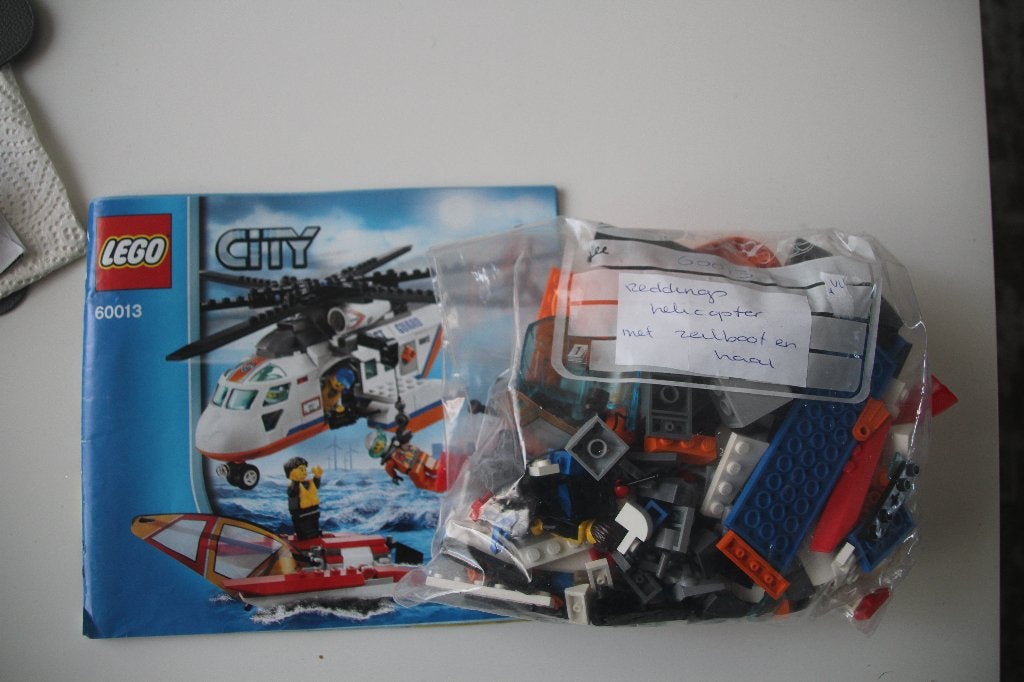 Lego helicopter, Lego, Ophalen of Verzenden, Complete set, City