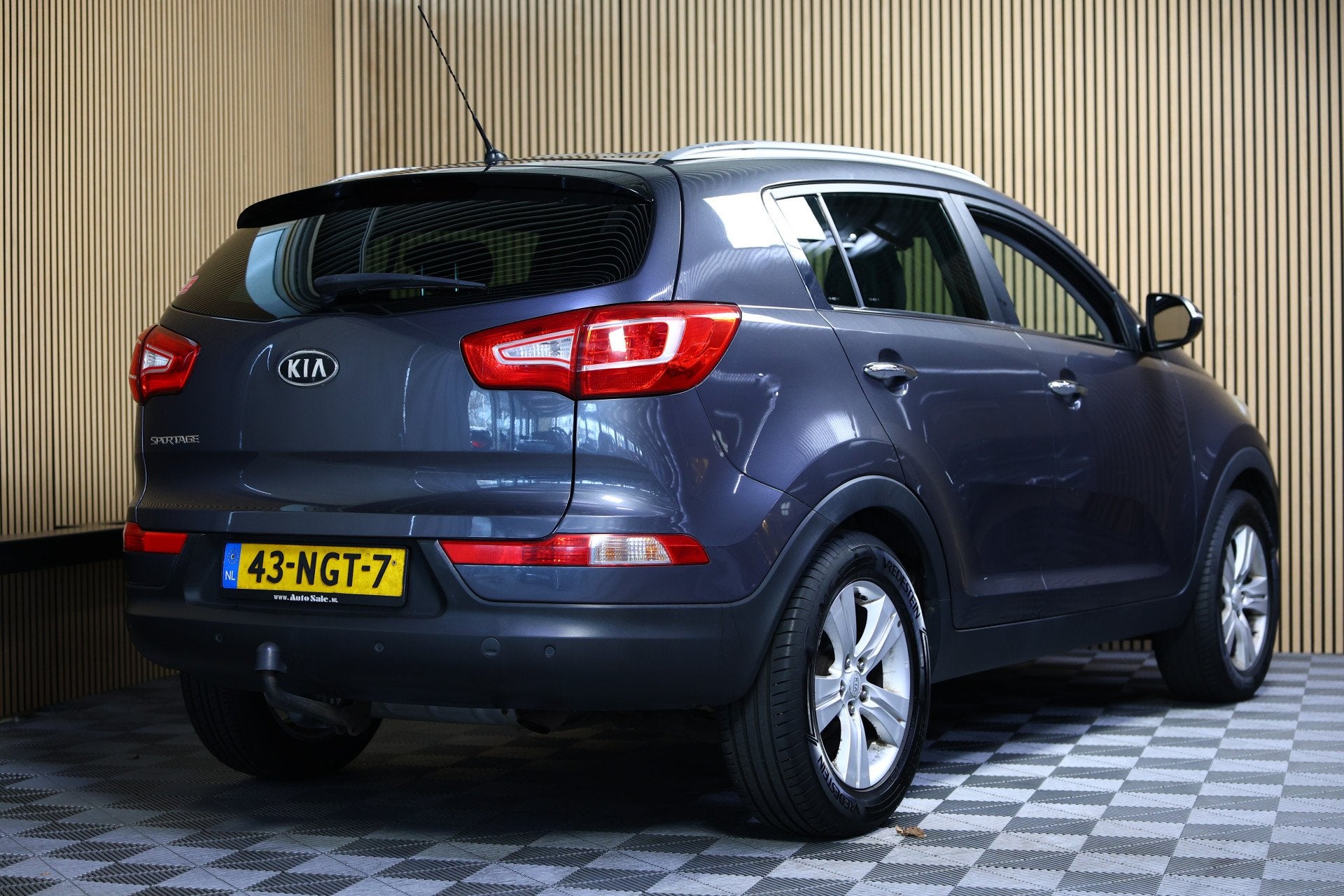 Kia Sportage 2.0 X-Ecutive Plus Pack AUTOMAAT LEER BT PDC TR, Auto's, Gebruikt, Zwart, 4 cilinders, Leder en Stof