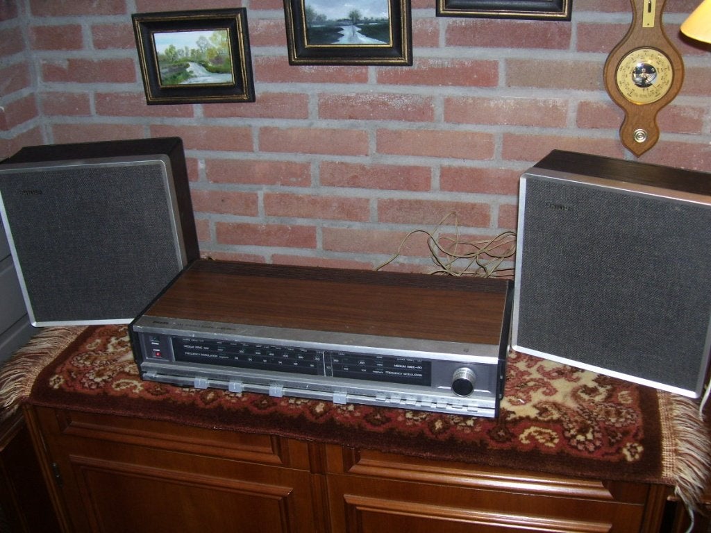 AMPLIFIER/TUNER PHILIPS, Overige merken, Gebruikt, Ophalen of Verzenden, 60 tot 120 watt