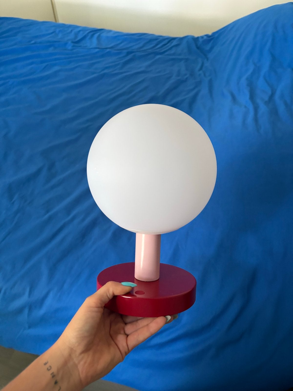 USB-Oplaadbare Retro Vintage Tafellamp - Sfeerlicht, Kunststof, Vintage, Meerkleurig, Nieuw