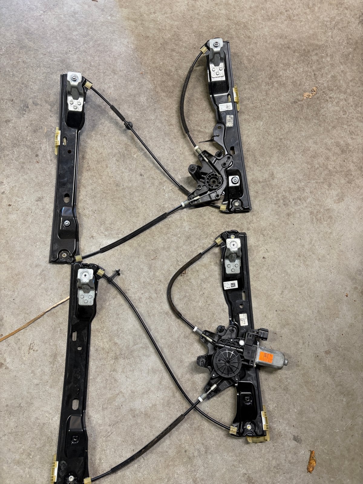 Raammechanisme 1x zonder motor en 1x met motor, Ophalen of Verzenden, Gebruikt