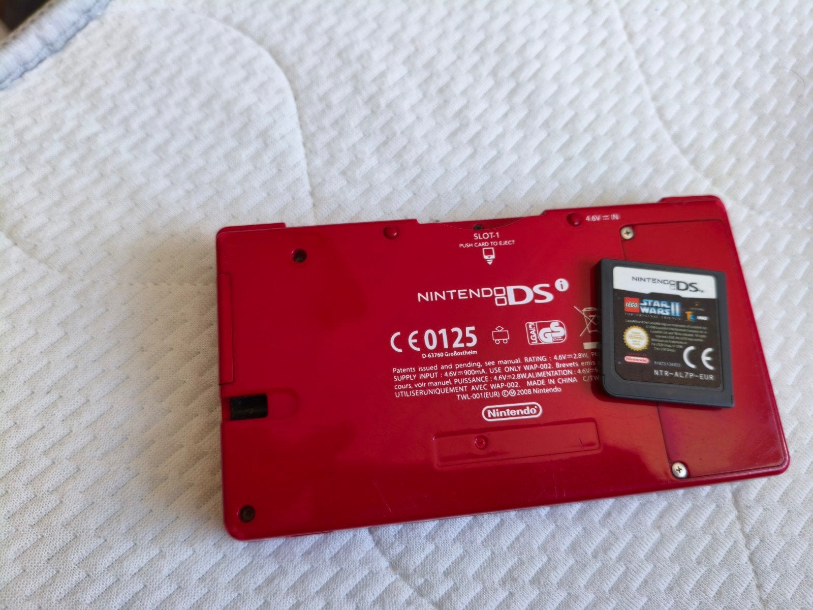 Nintendo ds met oplader, Ophalen, Met games, Zo goed als nieuw, Rood