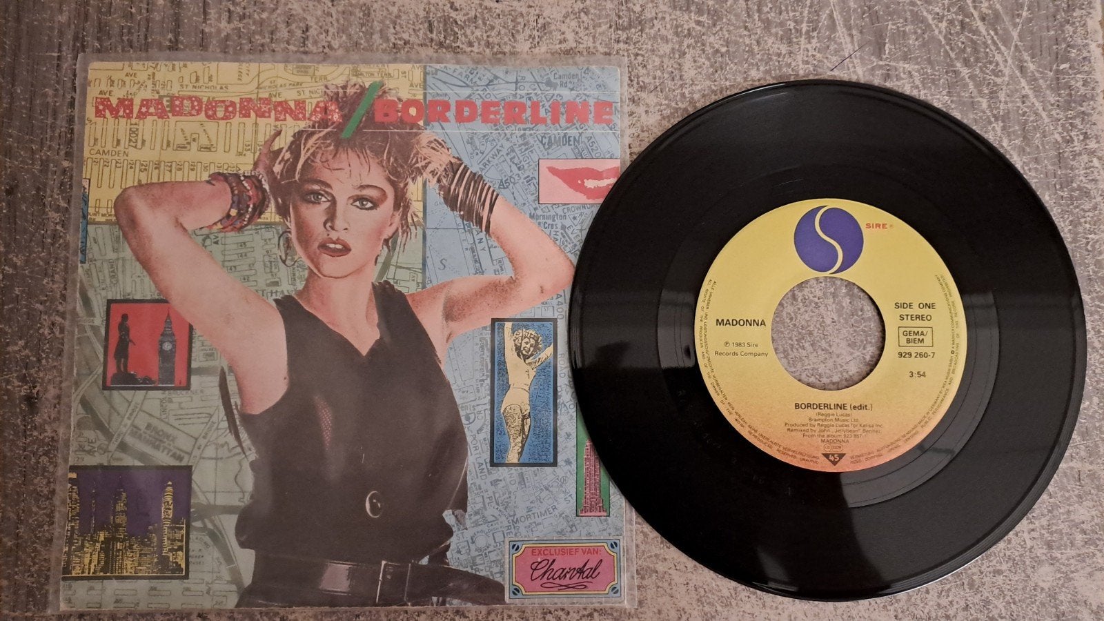 Madonna  - borderline, Cd's en Dvd's, Gebruikt, 7 inch, Pop, Fotohoes