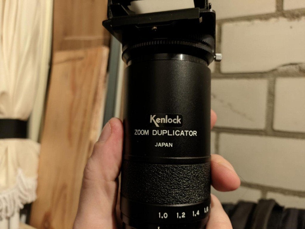 Kenlock Zoom Duplicator - Film Scanner - M42 mount, Lensadapter, Ophalen, Gebruikt