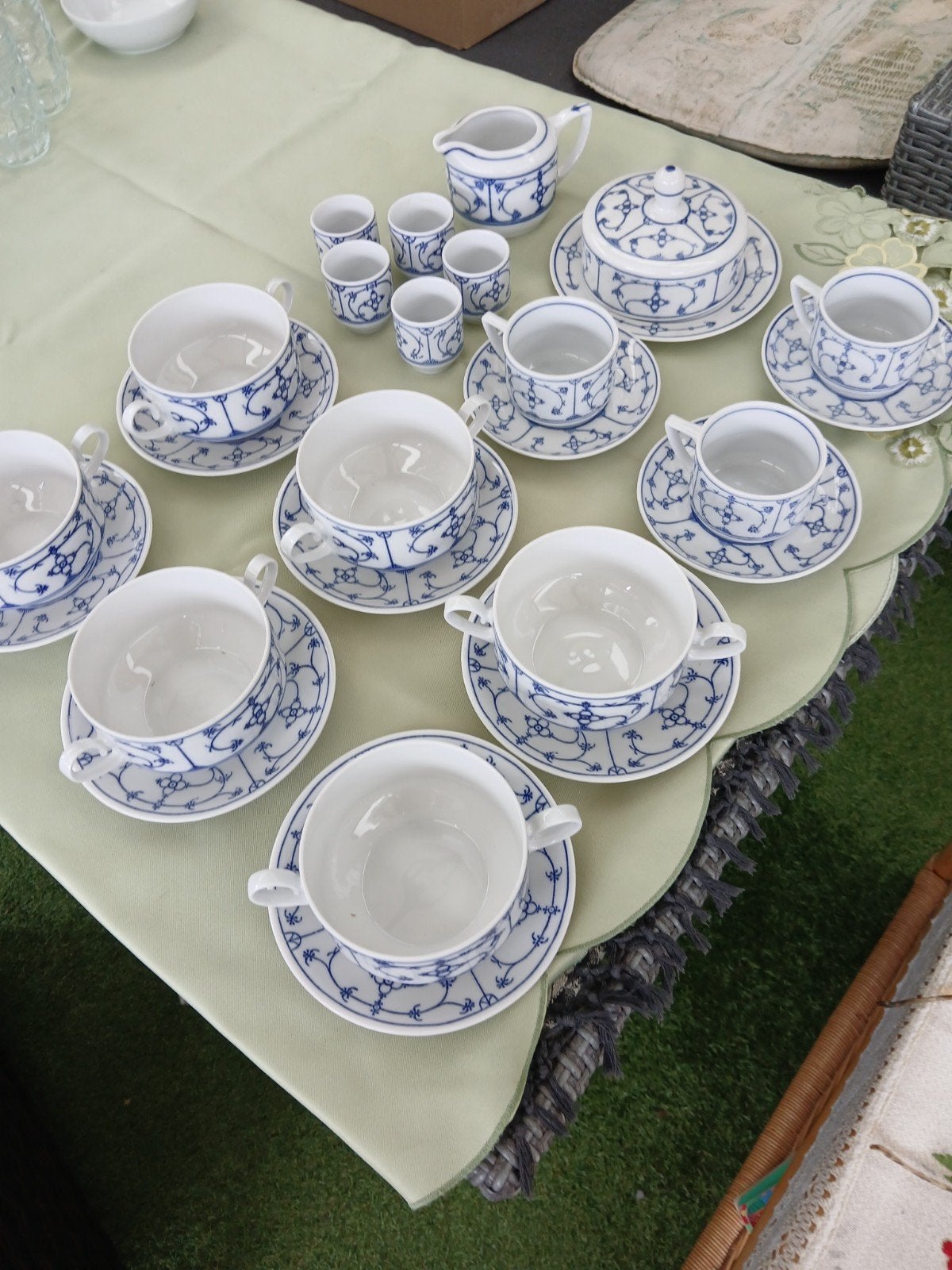 Winterling Bavaria Blau Saks Servies - 17 Delen, Antiek en Kunst, Ophalen of Verzenden