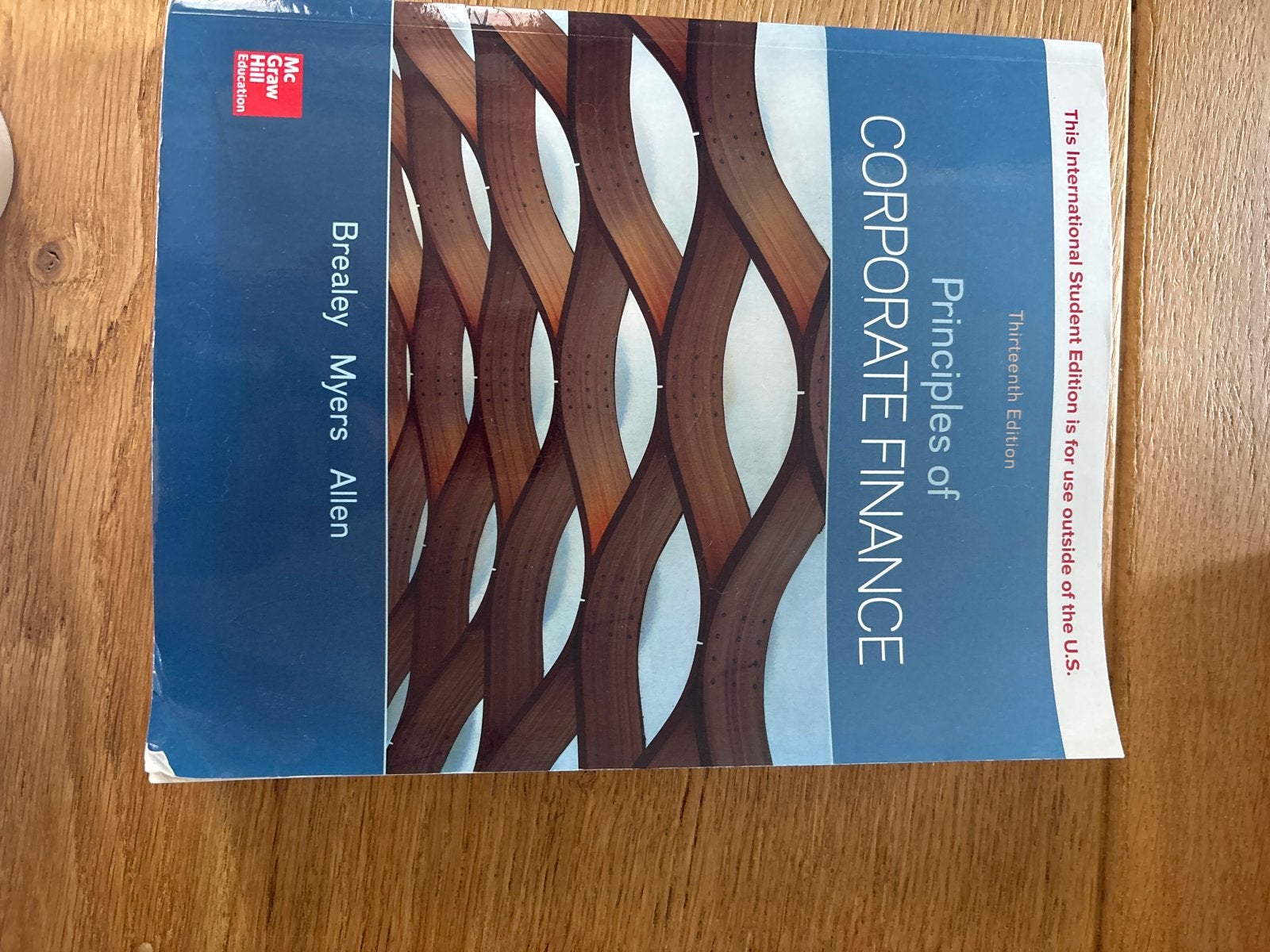 Principles of Corporate Finance - Brealey, Myers, Allen, Boeken, Ophalen of Verzenden, Gamma, Gelezen, WO