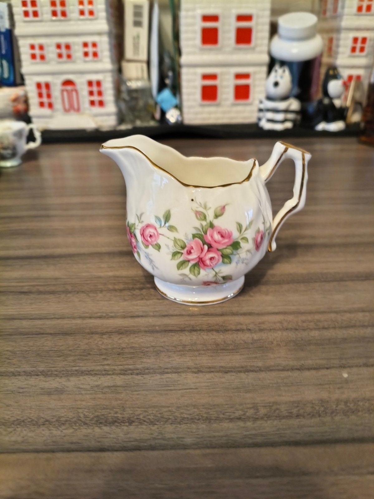 Aynsley Grotto Rose Melkkannetje - Fijn Bone China, Ophalen of Verzenden