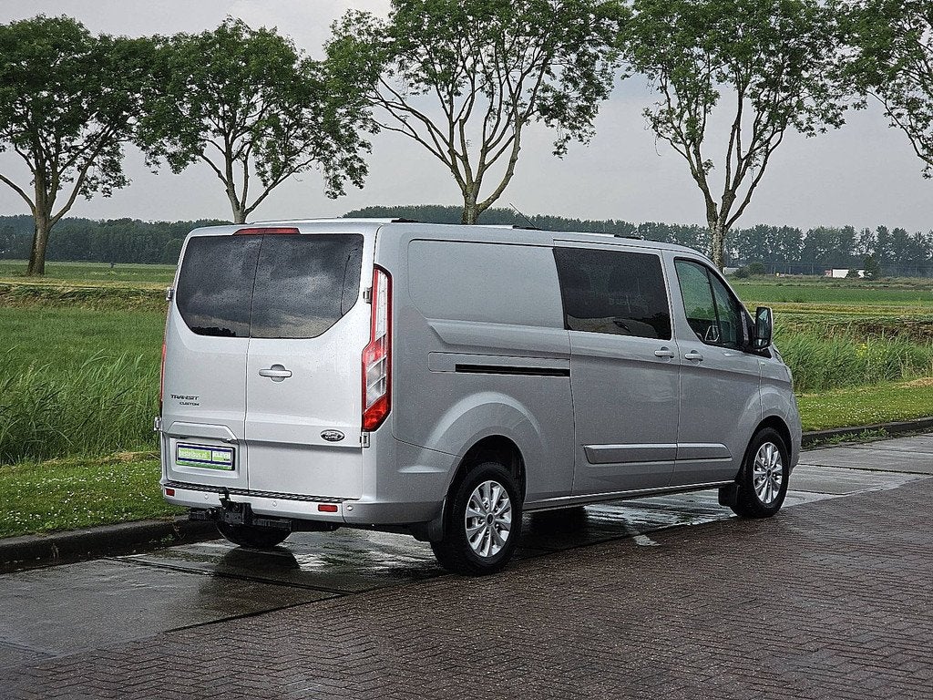 FORD TRANSIT CUSTOM dub.cab limited 170p, Automaat, Gebruikt, Euro 6, Stoelverwarming