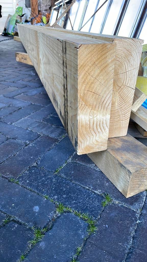 Vuren balkhout 70x220, Ophalen, Zo goed als nieuw