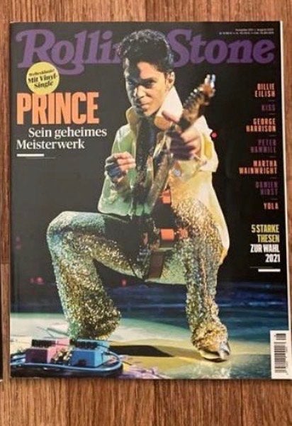 Prince: Welcome 2 America, Rolling Stone tijdschrift, Ophalen of Verzenden, Zo goed als nieuw, Artiest