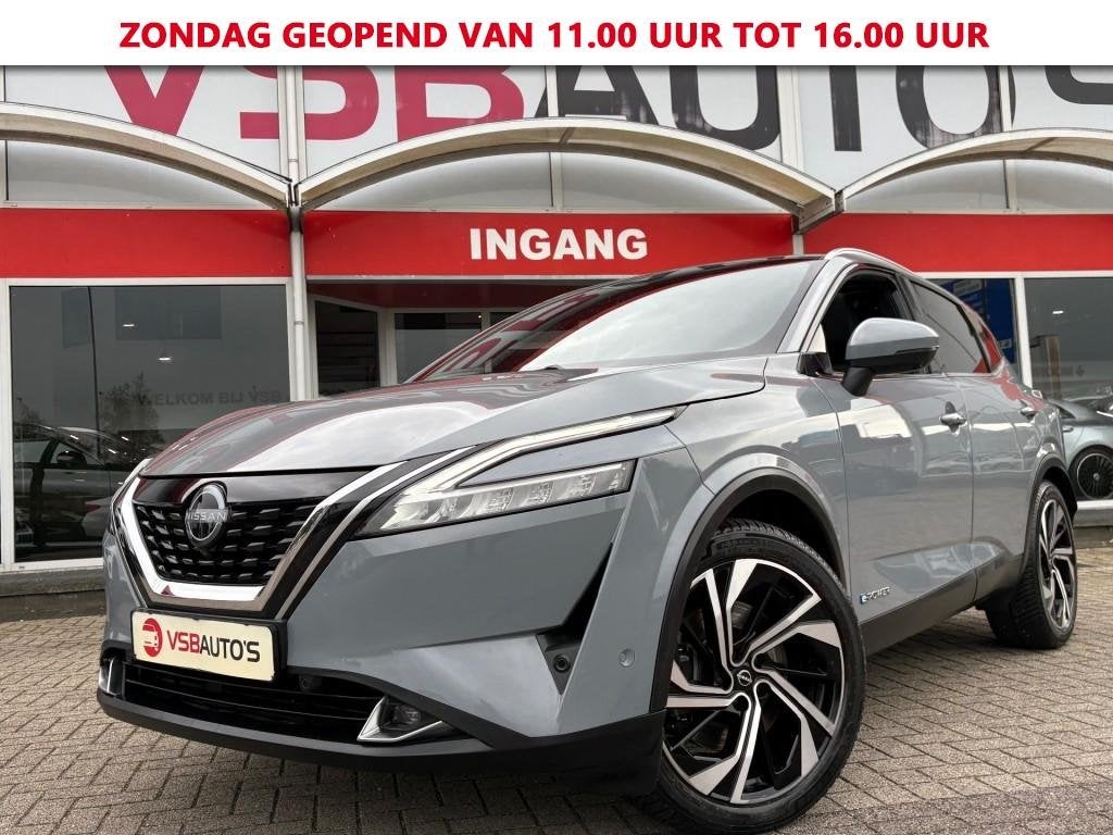 Nissan QASHQAI 1.5 VC-T e-POWER AUT. 190PK TEKNA+ NARDO-GREY, Automaat, 1497 cc, Gebruikt, Huisgarantie