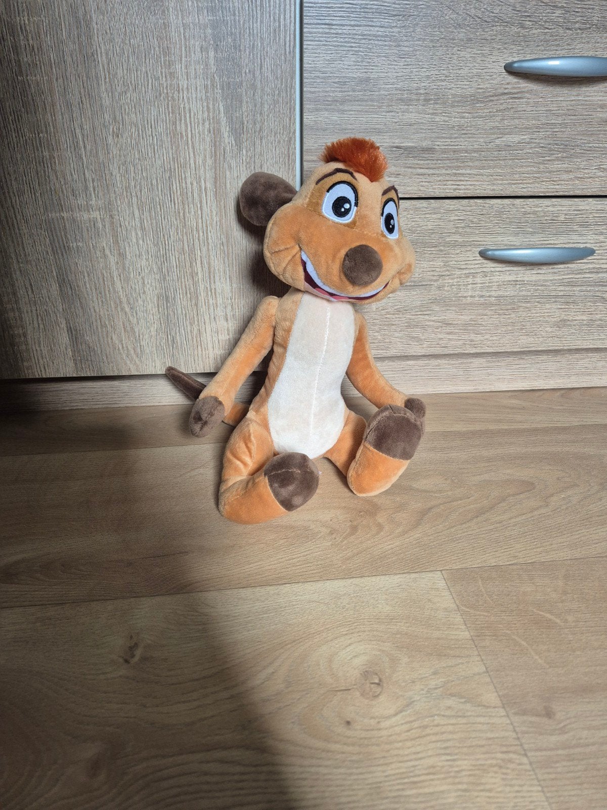 Disney timon lion king knuffel, Ophalen of Verzenden, Leeuwenkoning of Jungle Boek, Knuffel