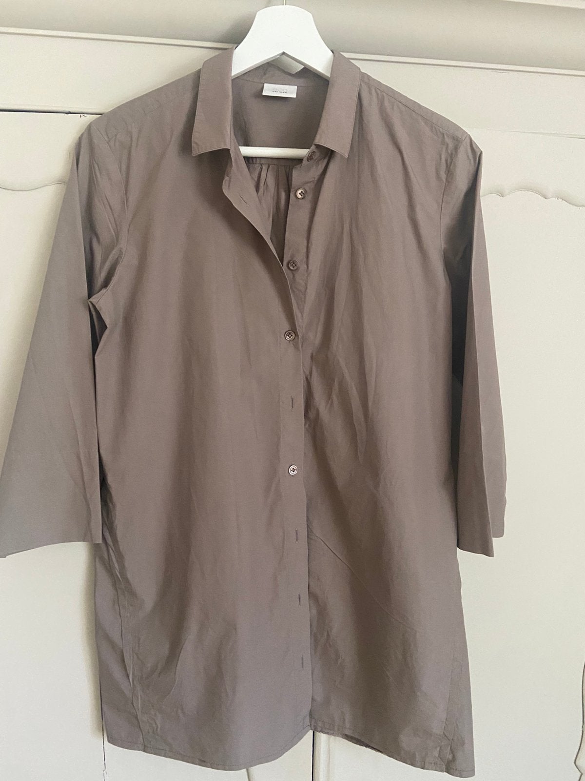 Pauw/ Caliban blouse taupe M 38/40, Verzenden, Zo goed als nieuw, Maat 38/40 (M), Bruin