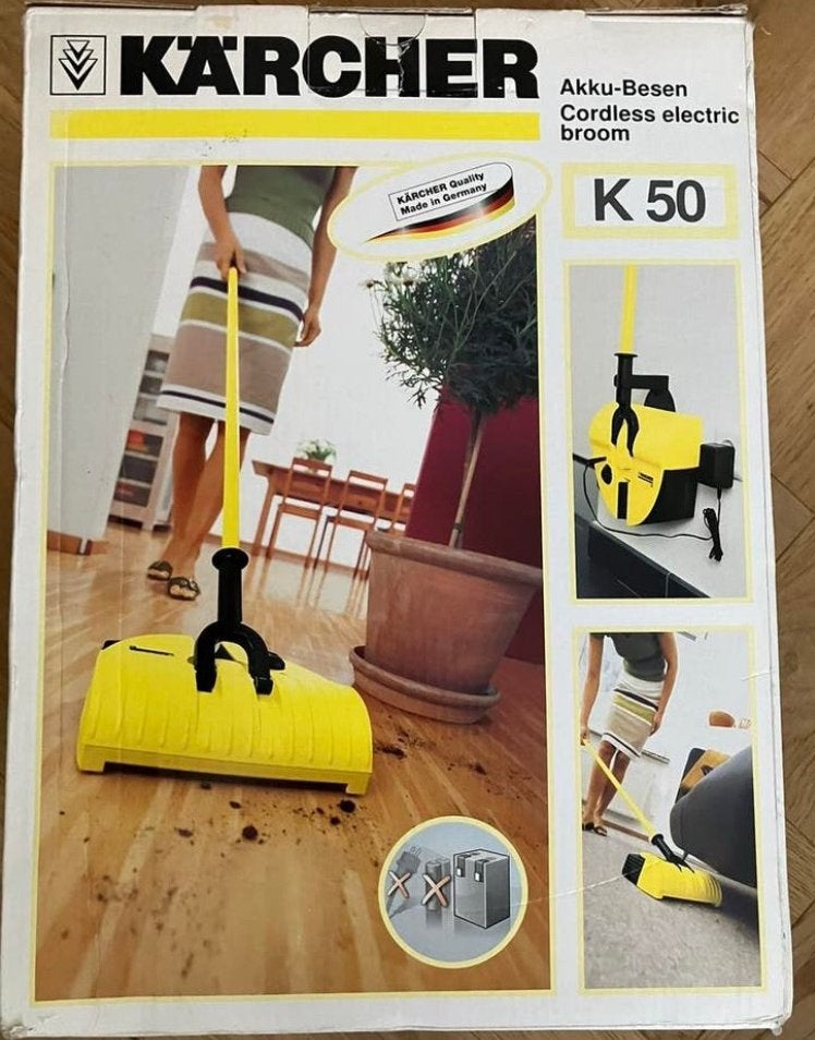 Kärcher K50 cordless electric broom draadloze rolveger NIEUW, Ophalen of Verzenden, Nieuw, Kärcher
