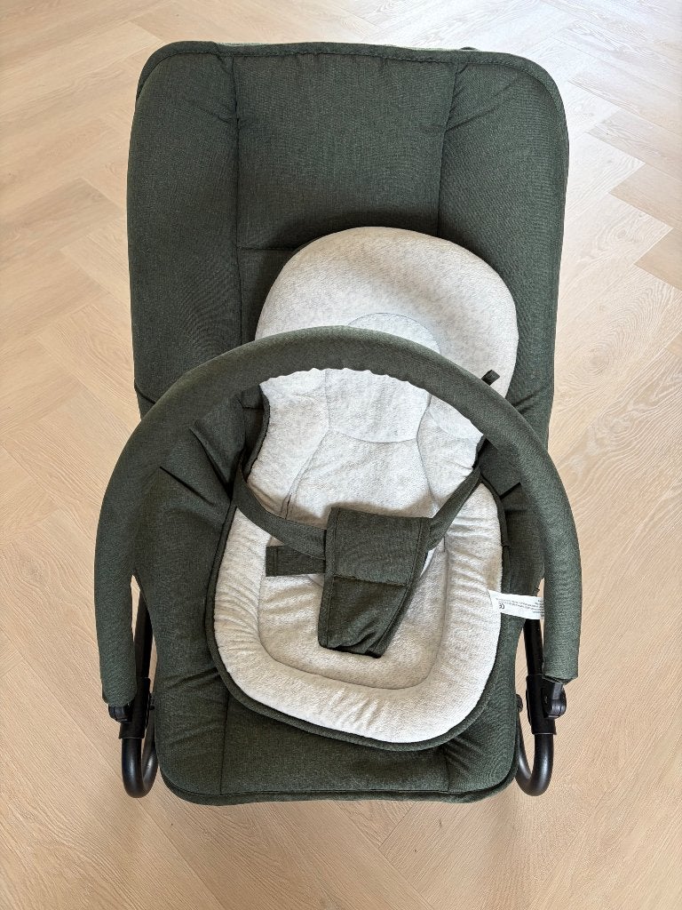 Wipstoel groen prenatal, Ophalen, Verstelbaar, Wipstoel, Zo goed als nieuw