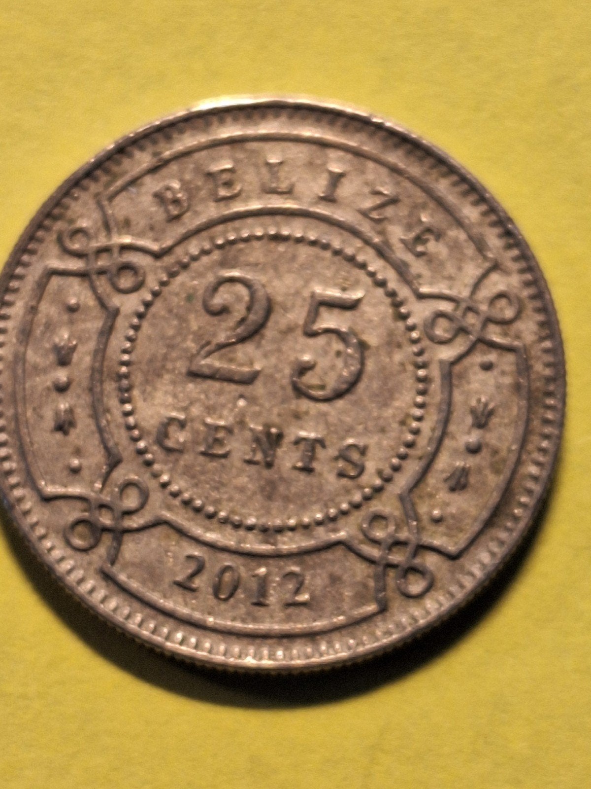 Belize 25 cents 2012, Postzegels en Munten, Ophalen of Verzenden, Midden-Amerika
