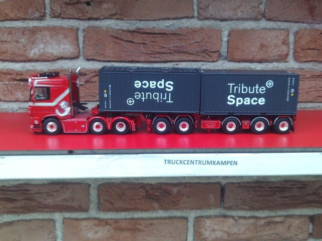 WSI  Daf  XF  Space  Cab  van  Weeda., Hobby en Vrije tijd, Modelauto's | 1:50, Ophalen of Verzenden, Nieuw, Bus of Vrachtwagen