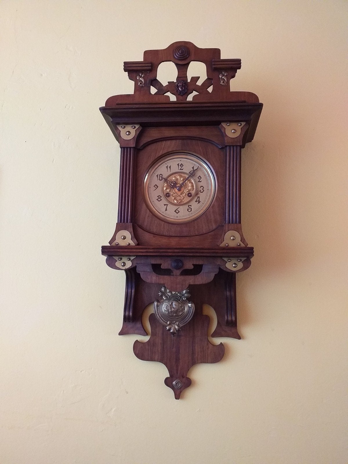 Antieke Junghans  Pendule Regulator style 1890-1910, Antiek en Kunst, Antiek | Klokken, Ophalen