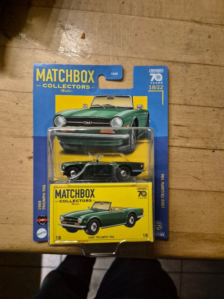 Matchbox HLJ63 Collectors Edition 1969 Triumph TR6, Ophalen of Verzenden, Nieuw, Auto
