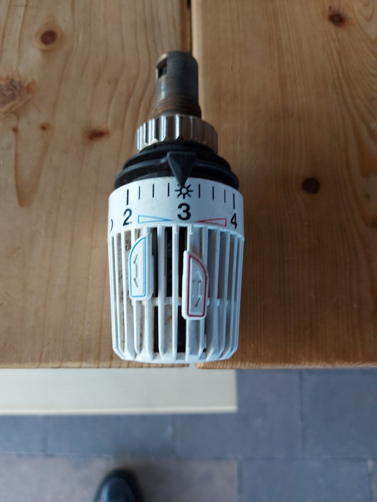Heimeier Thermostaatknop voor Radiator - Wit, Ophalen of Verzenden, Gebruikt