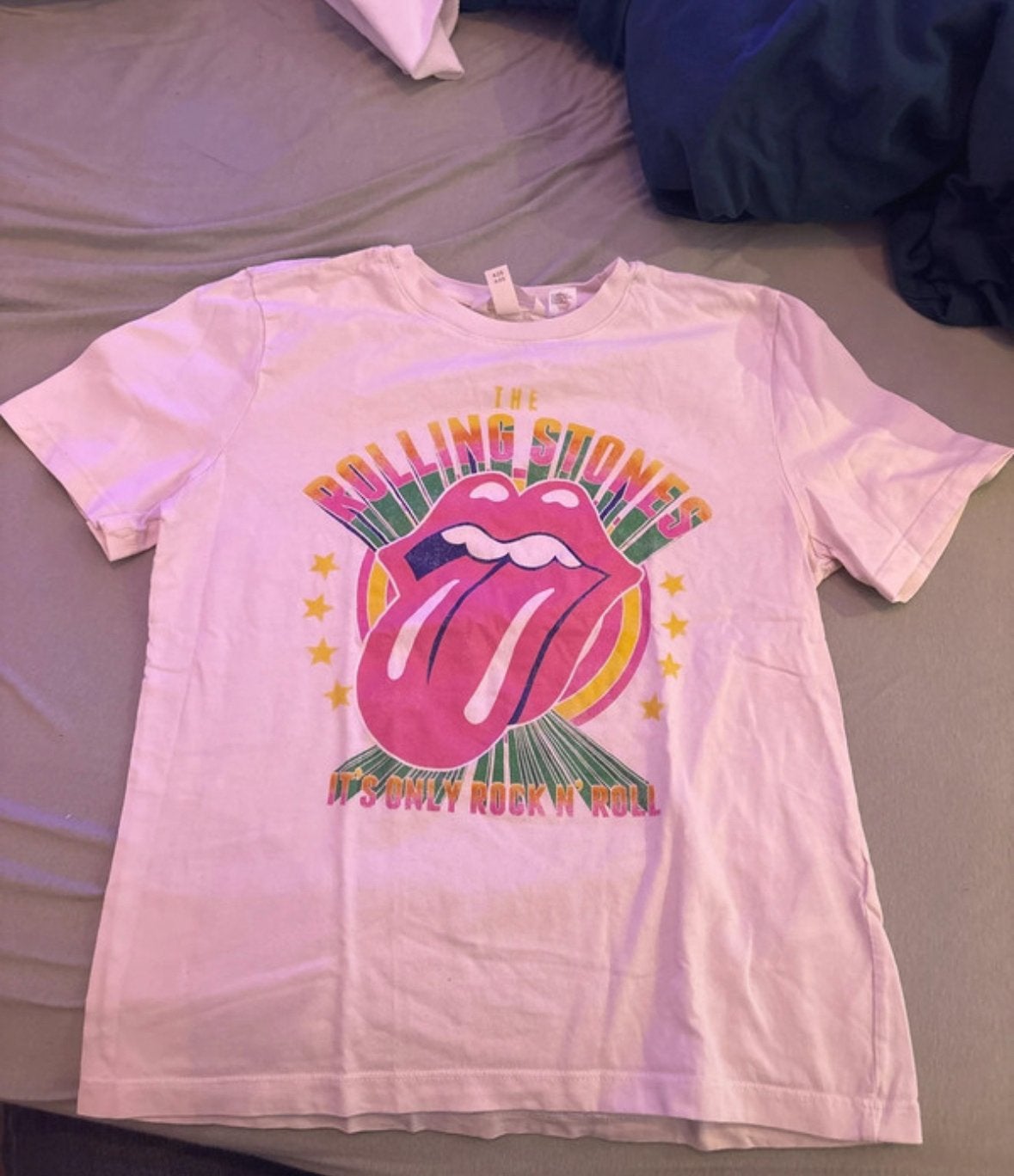 The rolling stones shirt maat xs, Ophalen of Verzenden, Nieuw, Wit