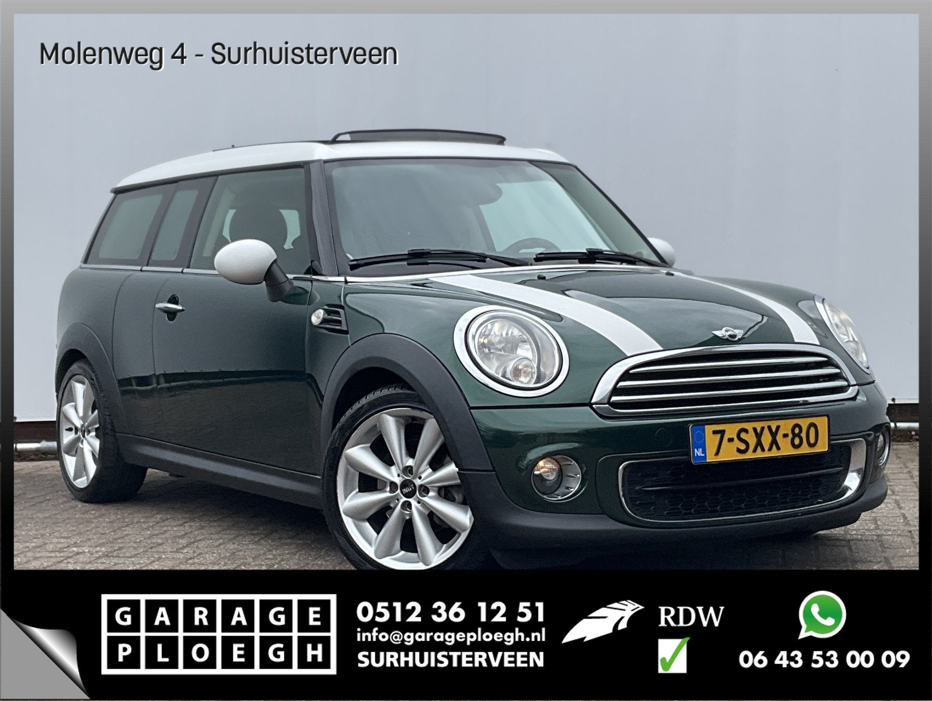 MINI Clubman 1.6 One D Pano.dak Navi Clima Cruise Holland St, Voorwielaandrijving, Gebruikt, Clubman, 4 cilinders