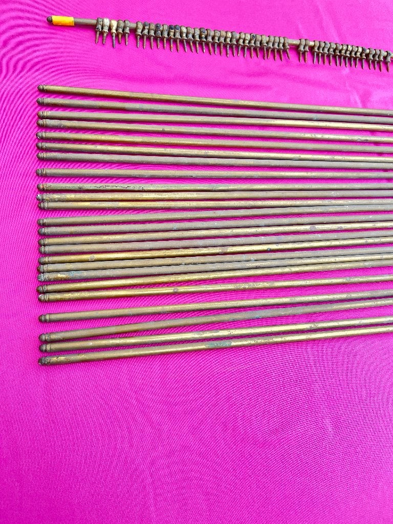 Oude messing traproedes, trap roedes. trappen, Ophalen of Verzenden, Gebruikt, Overige materialen