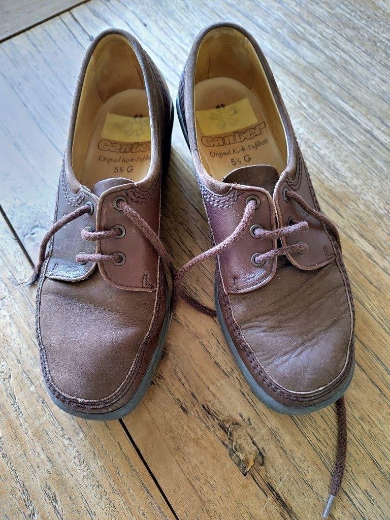 damesschoenen vintage lichtbruin, Ophalen, Schoenen met lage hakken, Bruin, Ganter