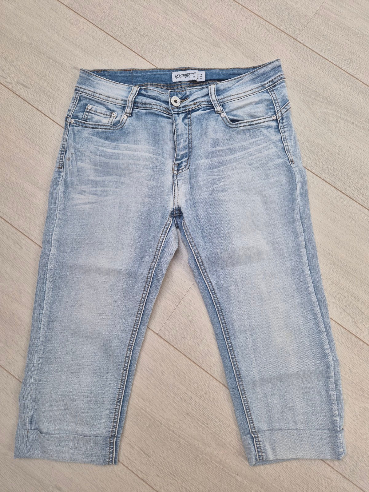 Capri maat m, Kleding | Dames, Blauw, Ophalen of Verzenden, Zo goed als nieuw, W30 - W32 (confectie 38/40)