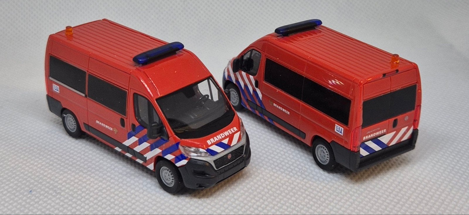 Fiat Ducato Brandweer Eigenbouw, Hobby en Vrije tijd, Modelauto's | 1:87, Ophalen of Verzenden, Zo goed als nieuw, Auto, Overige merken