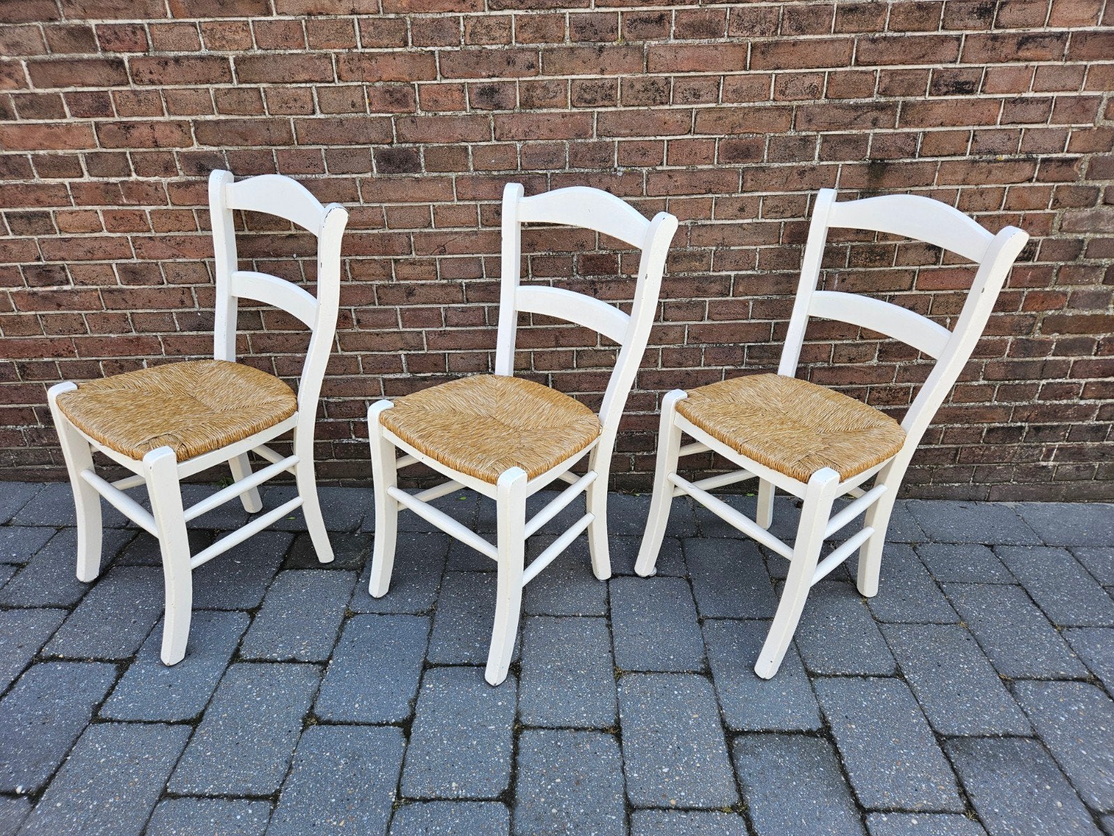 Landelijke eetkamer stoelen (3 stuks), Ophalen of Verzenden