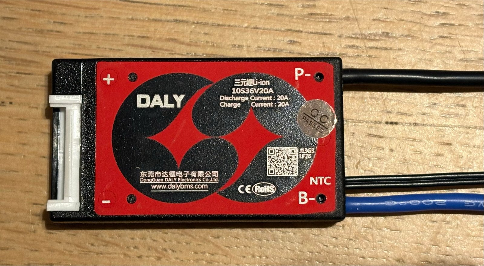 Daly BMS 10S 36V 20A Li-ion NIEUW, Ophalen of Verzenden, Nieuw