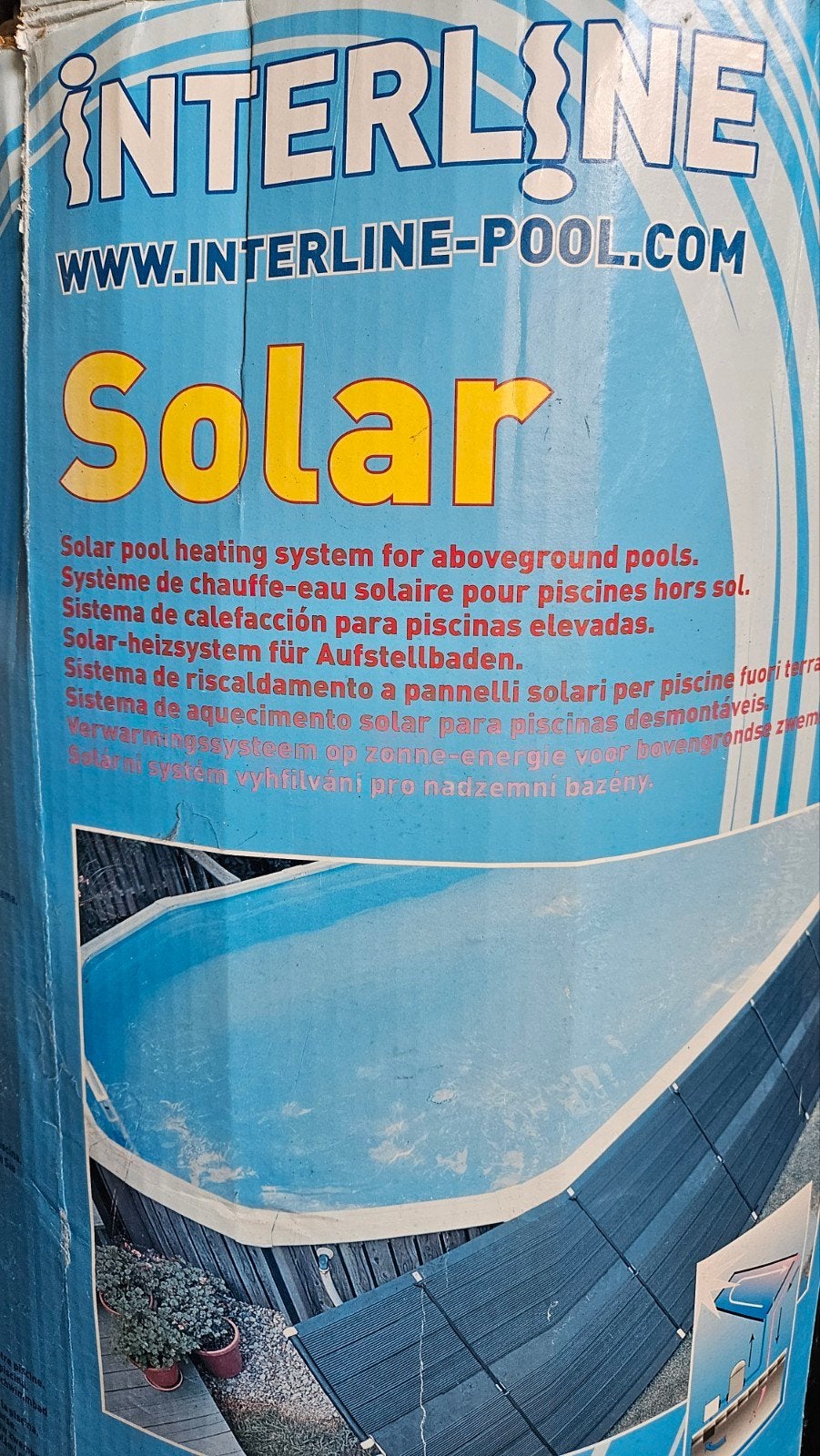 Interline Solar zwembadverwarming (2 stuks beschikbaar), Ophalen, Gebruikt