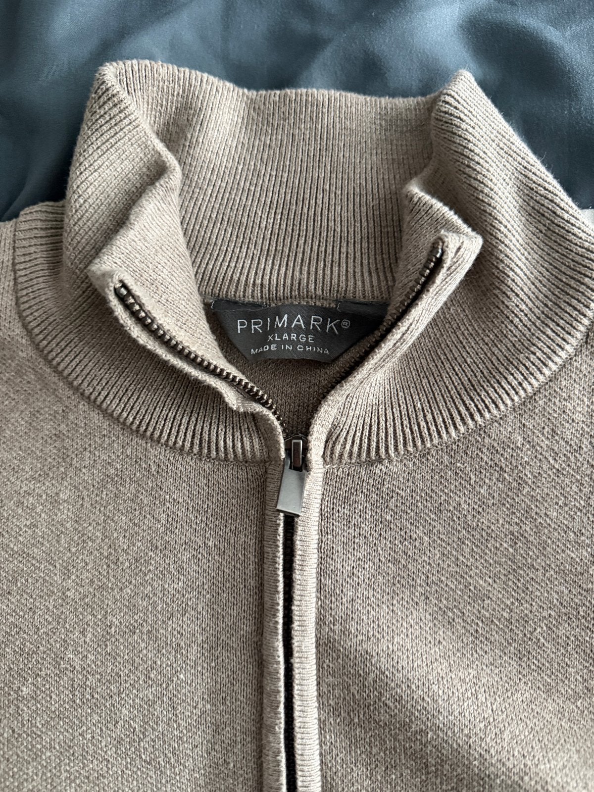 Primark XL Heren Trui met Rits - Beige, Ophalen of Verzenden, Gedragen, Maat 56/58 (XL), Beige