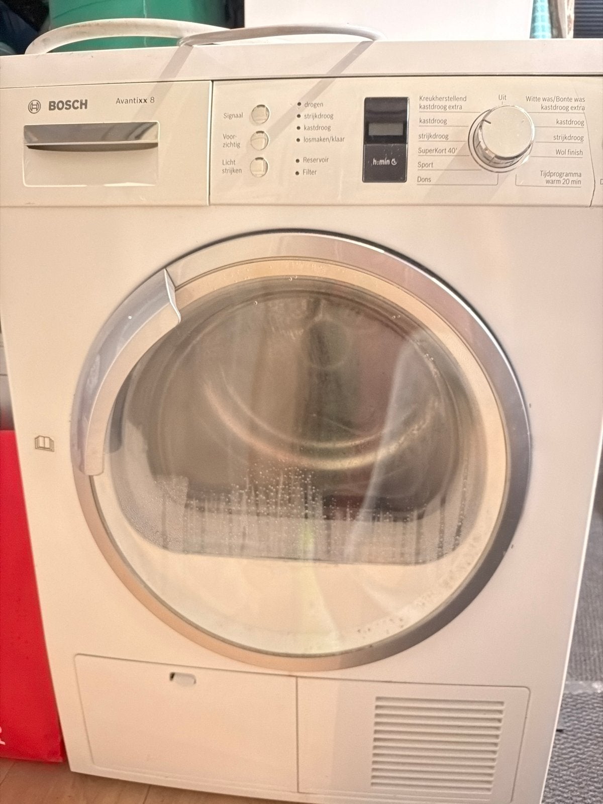 Bosch Avantixx 8 Condensdroger - WTE863D4NL, Ophalen, 8 tot 10 kg, Zo goed als nieuw, Voorlader