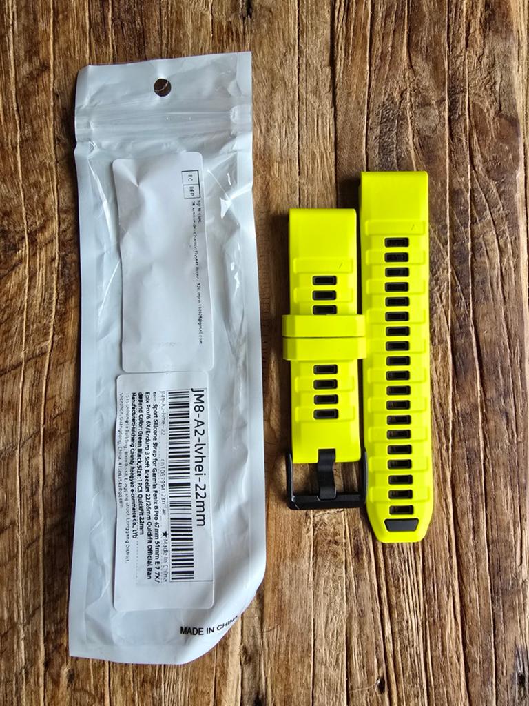 Horlogebandje Garmin 22mm QuickFit (nieuw), Ophalen of Verzenden, Android