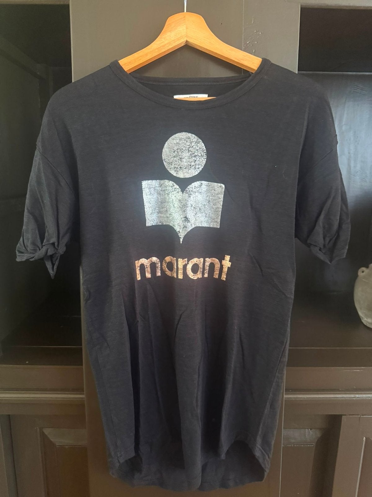 Isabel Marant shirt - Maat M/L, Maat 38/40 (M), Zwart, Ophalen of Verzenden, Korte mouw