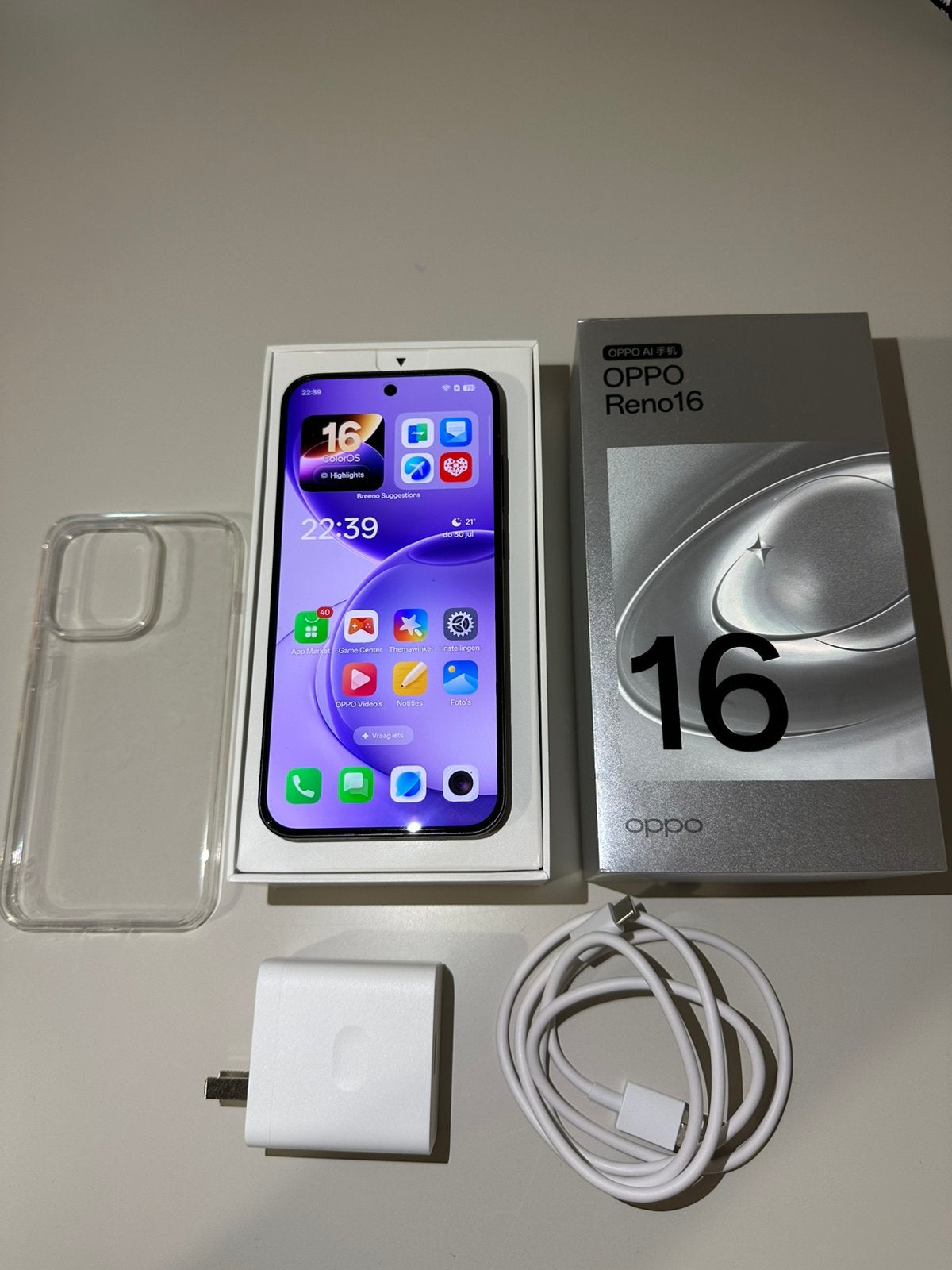 NIEUW | OPPO Reno 16Pro | 512GB | Compleet Doos + Oplader, Overige modellen, Nieuw, Ophalen of Verzenden, Zonder simlock